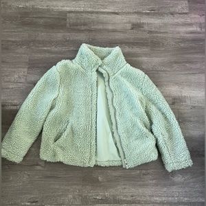 mint green pacsun puffer